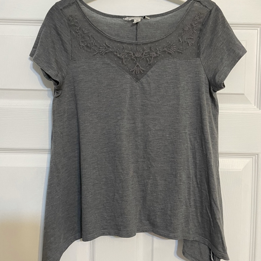 Grey size small American Eagle top